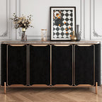 YENHOME 30"X118" Vintage Black Peel and Stick Wallpaper Textured Wallpaper - Image 2