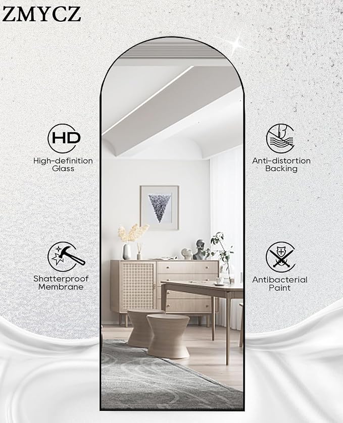 Full Length Mirror, Oversized Standing Hanging or Leaning Against Wall Mounted - Image 7