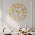 Cuspin Gold Wall Clock 16 Inch, Decorative Wall Clocks Battery-Operated - Image 8