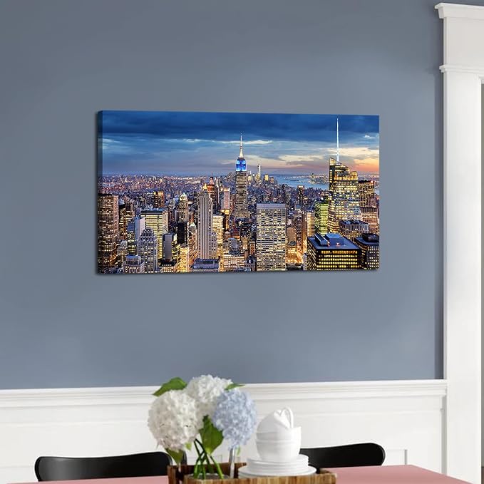 New York City Wall Art NYC Skyline Pictures Wall Decor - Image 7