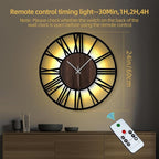 LEIKE 24'' Lighted Wall Clock - Image 2