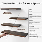BAYKA Floating Shelves for Wall, Book Shelf for Bedroom, Decor Shelves for - Image 7