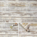 Arthome 11x100'' Gray Rustic Wood Contact Paper Peel and Stick Self-Adhesive by ArthomeWALLDECOR