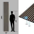 Art3d 2-Pack 108" x 12" Acoustic Wood Panels - Image 6