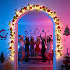 GOESWELL Rose Flowers Vines Garland Lights: 6FT Artificial Flower Vine Lights - Image 5