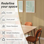 WPC Slat Wall Paneling, TV Background, Living Room, 94.5 x 6 in - Image 5