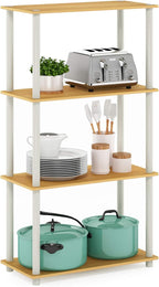 Furinno Turn-N-Tube 4-Tier Multipurpose Shelf Display Rack - Image 8