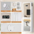 LED Mirror Jewelry Cabinet - Image 4
