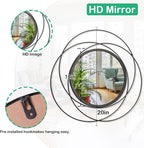Round Decorative Wall Mirror, Art Small Round Wall Home Mirror, Decor Living - Image 7