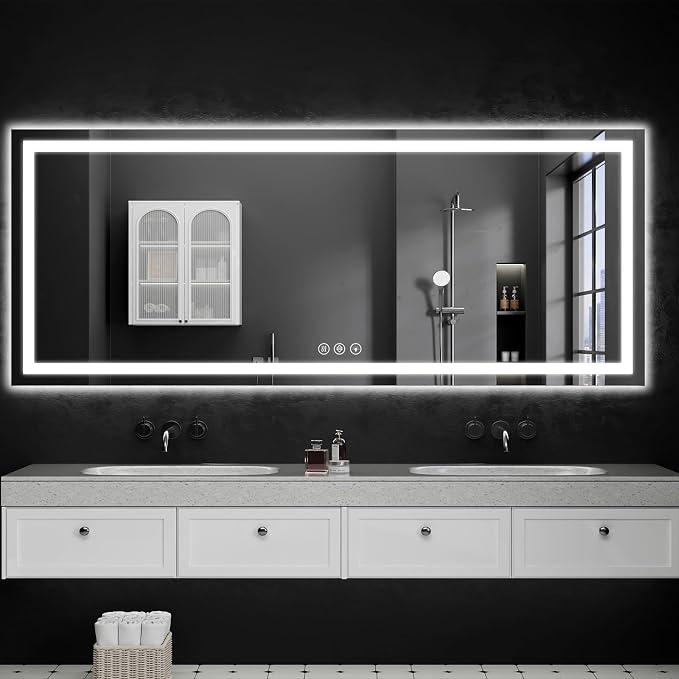 LED Bathroom Mirrors 32"x72" Bathroom Mirror - Image 9