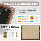 4 THOUGHT Chalkboard Calendar Corkboard Combo - Image 5