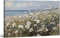 Nature Landscape Wall Art Coastal Wildflower Poster 16X24 inch Framed French by rumlud