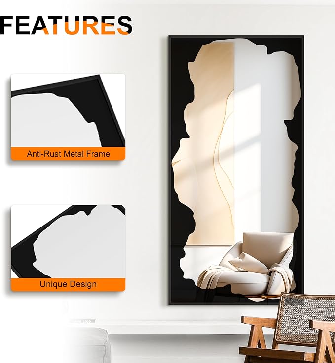 Full-Length Mirror Free Standing Leaning Mirror - Image 6
