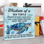 Sea Turtle Wall Art Decor Inspirational Wall Decor Posters Beach Themed - Image 7