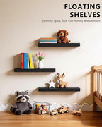 WALI Floating Shelves for Wall, 3 Tier Bathroom Storage Shelf Over Toilet - Image 6