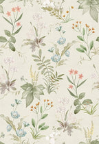 Simon&Siff Vintage Wallpaper Peel and Stick Beige Floral Contact Paper by SimonSiff