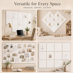 Large Cork Boards for Walls – 36" x 24" Self Adhesive Felt Wall Tiles - Image 6