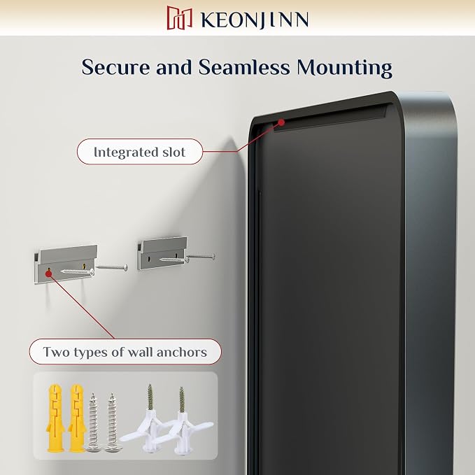 Keonjinn Black Bathroom Mirrors - Image 6