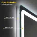 LED Bathroom Mirror with Lights - Image 3