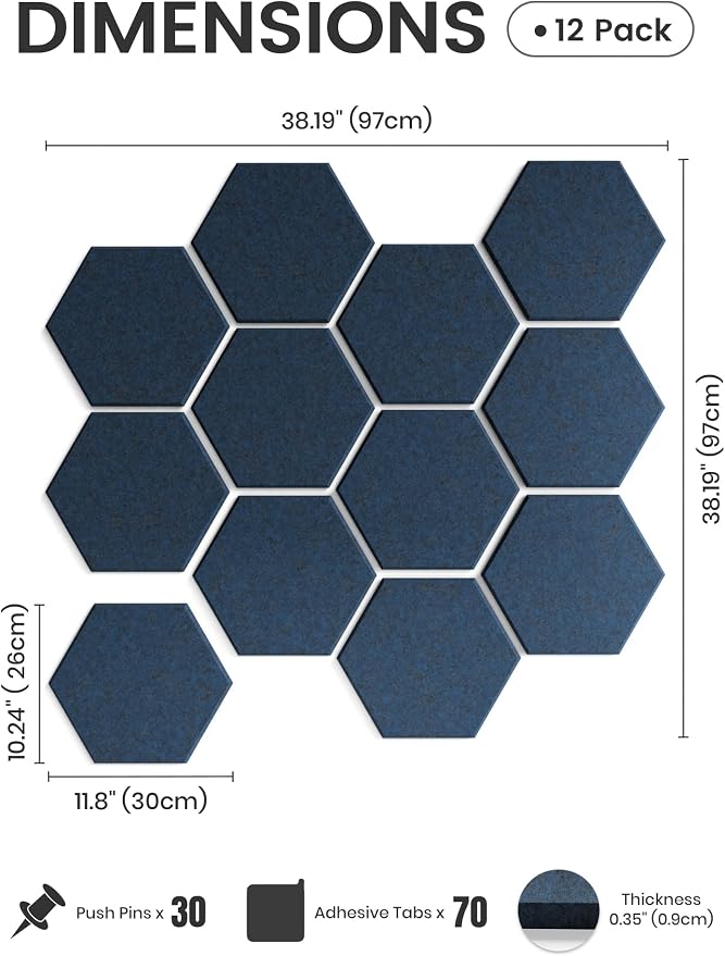 Fluxynara Hexagon Cork Board Alternative - Image 2
