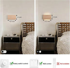 Wood Wall Sconce Indoor Wall Lights Hardwired 1 Pack Up and Down Wall Mount - Image 6