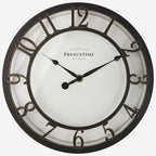 Presentime & Co 10" Farmhouse Series Wall Clock, Vintage Style, Retro Clock by Presentime