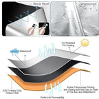 Blackout Window Cover，39 x57 inches Portable Black Out Blinds Stick On Window - Image 8