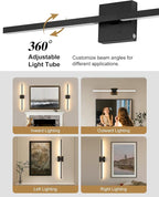 8000mAh Battery Operated Wall Sconce - Image 4