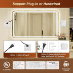 36x60 Inch LED Bathroom Mirror - Image 9