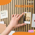 Cork Board Tiles for Wall with Push Pins, Removable 48" x 24" Slat Bulletin - Image 5