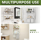 Galood Over The Toilet Storage Bathroom Shelves Wall Mounted 3 Tier Space Saver - Image 6