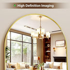 XRAMFY 56" x21 Arched Full Length Mirror Floor Mirrors - Image 4