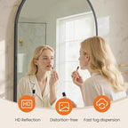 NEWBULIG 24X36 Inch Arched Bathroom Mirror - Image 3