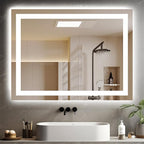 Hivone 40X30 LED Bathroom Mirror by Hivone