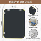 20x30 Inch Gold Mirror, Framed Rectangle Mirror - Image 5