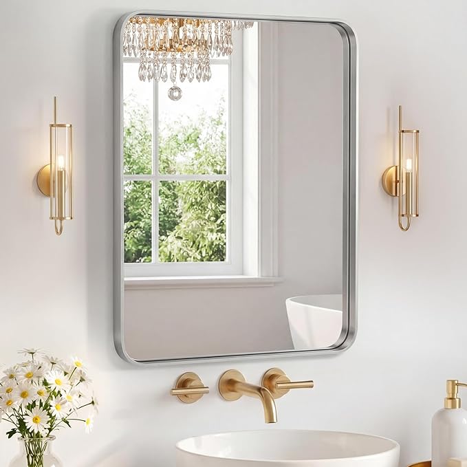 NEWBULIG 16X20 Inch Bathroom Mirror by NEWBULIG