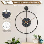 Large Modern Wall Clock, Wall Clocks - Image 3