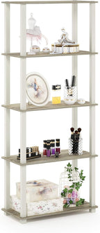 Furinno Turn-N-Tube 5-Tier Multipurpose Shelf / Display Rack / Storage Shelf / by Furinno-FitsYourSpaceFitsYourBudget