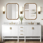 WallBeyond 30" x 40" Rounded Corner Arch Wall Mirror - Image 2