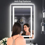 LOAAO 24"X36" LED Bathroom Mirror - Image 3