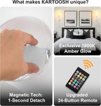 Battery Operated Wall Sconce Set of Two, Wireless Rechargeable Wall Light - Image 4