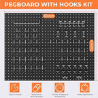 INCLY 70PCS Pegboard Wall Organizer, Garage Tool Storage, Workbench Organization - Image 6