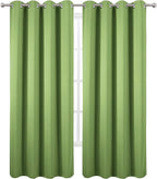 LEMOMO Light Green Thermal Blackout Curtains/52 x 95 Inch/Set of 2 Panels Room - Image 2