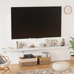 Heimlove Floating Shelves for Wall 36 Inches Long, 9.3" Deep White Floating - Image 2
