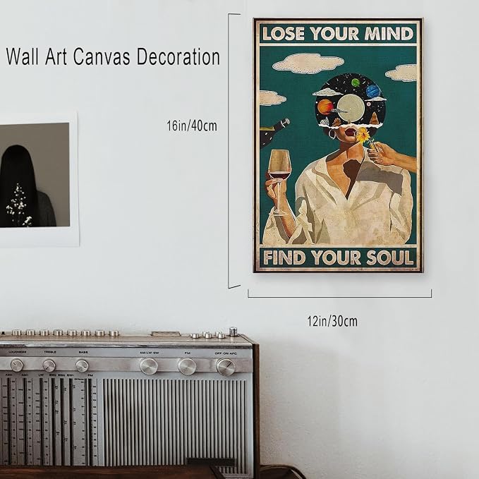 DIHSIEG 12x16 Dark Green Flower Canvas Wall Art Vintage Poster Frameless Floral - Image 2