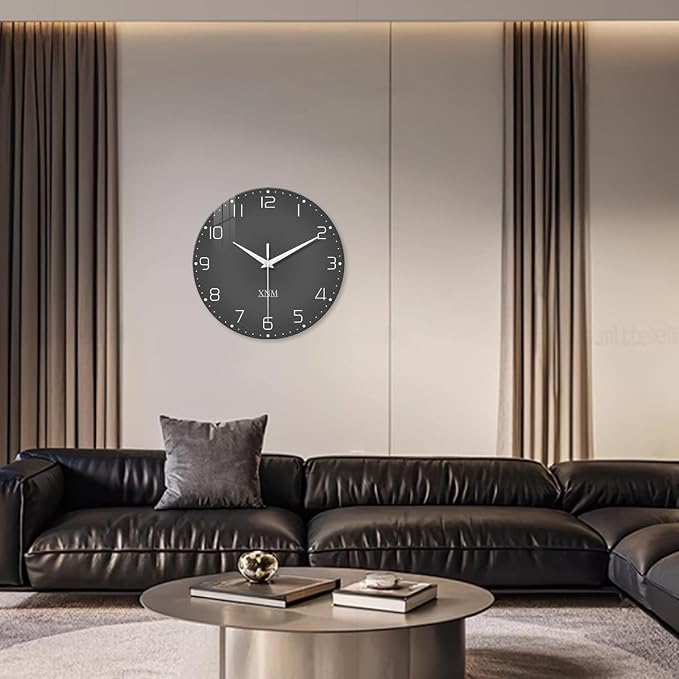 XNM Round Large Wall Clock for Living Room 24 Inch Wall Clocks Battery Operated - Image 5