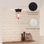 Design House 2-Pack Jelly Jar 1-Light Indoor/Outdoor Flush Mount Ceiling Light - Image 3