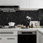 Abyssaly Black Marble Contact Paper Peel and Stick Countertops Waterproof Matte - Image 6