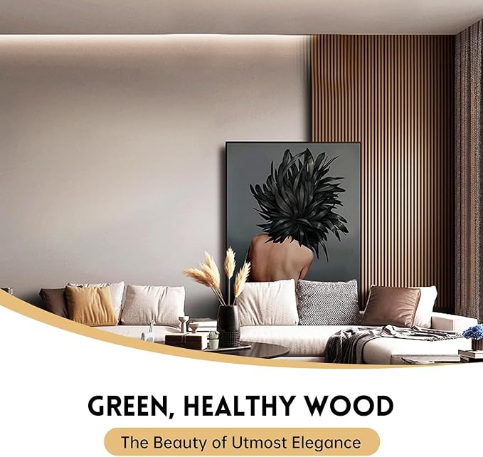 RITOLLO Wood Panels for Wall 4.92"×7.68" Acoustic Panels for Interior Wall Decor - Image 6