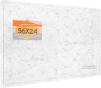 Lightomorrow Bulletin Board, 36 x 24 inches Felt Board by Lightomorrow